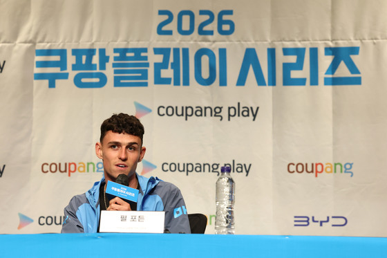 3년 만에 한국 찾은 맨시티 필 포든