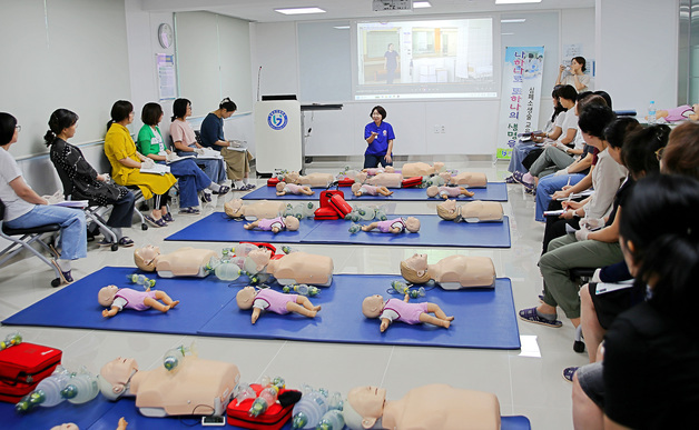 경북보건대, 경북교육청 보건교사에 기본소생술 교육 실시