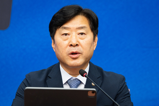 모두 발언하는 황명선 최고위원