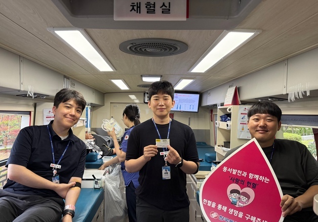 동서발전, 울산 본사서 헌혈 캠페인…"여름 혈액수급난 해소에 동참"