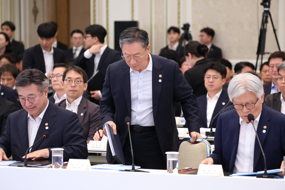 업무보고 참석하는 정성호 법무부 장관