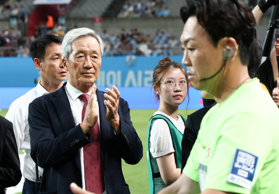 멘체스터전 찾은 정몽준