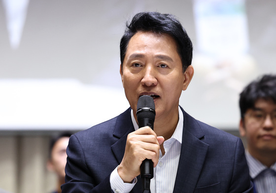 인사말하는 오세훈 서울시장