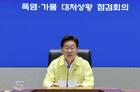 李대통령 "국가적 기후재난 비상한 각오로 대응…예산 반영 검토"(종합)