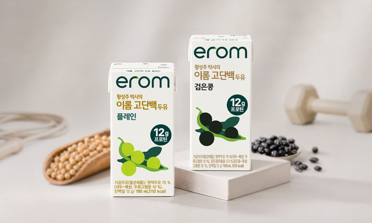 본문 이미지 - 황성주 박사의 이롬 고단백 두유.(이롬 제공)