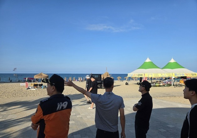 강원소방, 동해안 여름철 물놀이 안전사고 발생지역 현장 점검