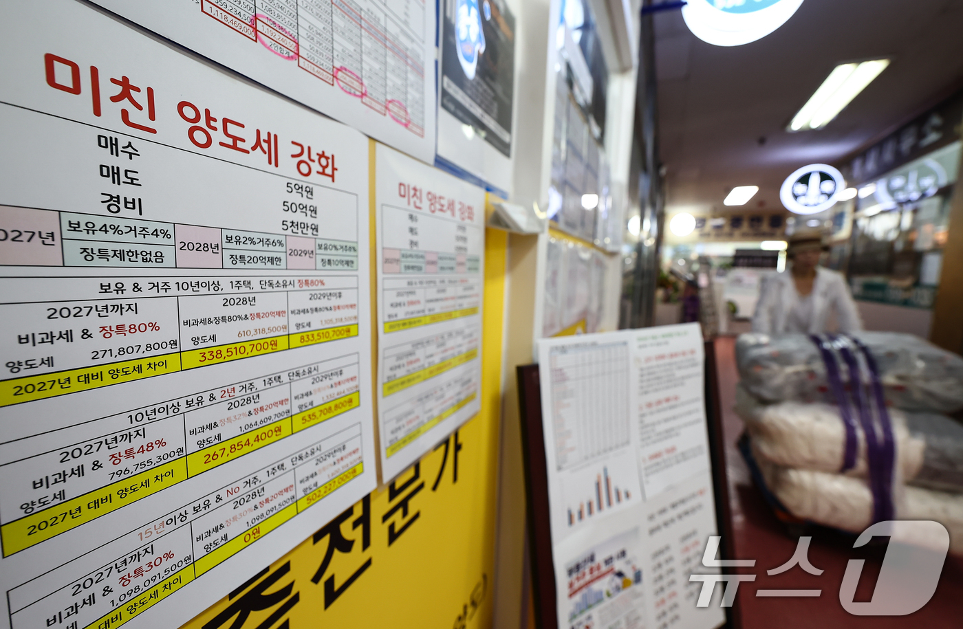 (서울=뉴스1) 김도우 기자 = 정부가 초고가 주택과 비거주 1주택, 다주택자에 대한 세부담을 강화하는 부동산 세제개편안을 발표하면서 부동산 시장에 혼란이 생기고 있다.사진은 7일 …