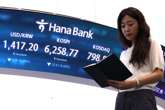 코스피, 6200선 약보합 마감