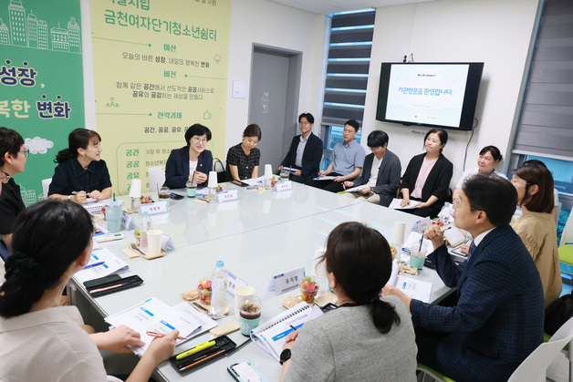 원민경 장관, 청소년쉼터 방문해 폭염 속 상황 점검
