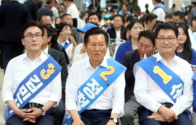 金 "경선 갈등 제로" 鄭 "진흙탕 사과부터"…宋 "대통령 지킬 사람 나"