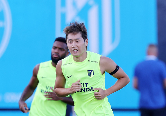 몸푸는 이강인