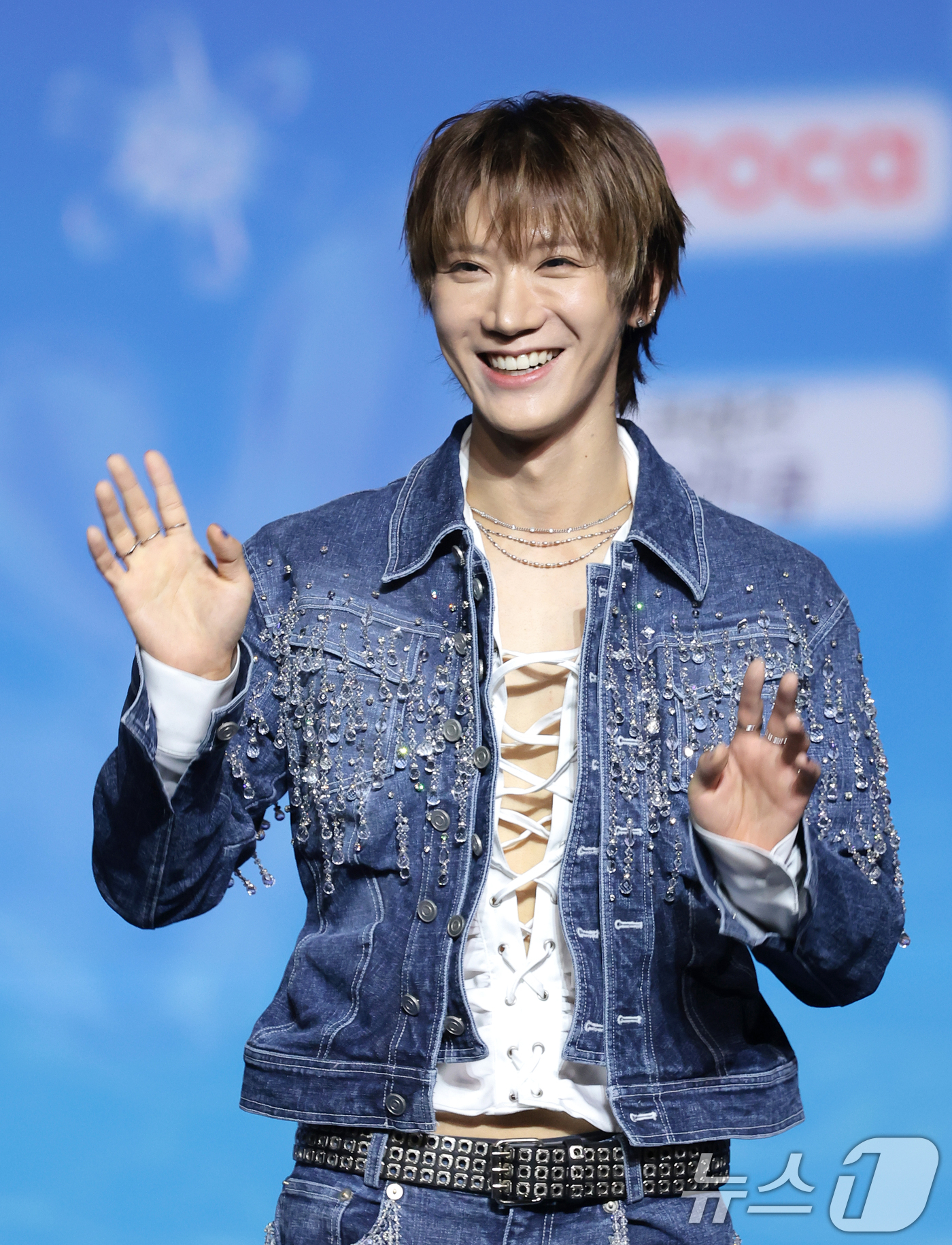 (고양=뉴스1) 권현진 기자 = 가수 텐이 9일 경기도 고양시 일산 킨텍스에서 열린 ‘2026 SBS 가요대전 Summer’ 블루카펫 행사에 참석해 포즈를 취하고 있다. 2026. …