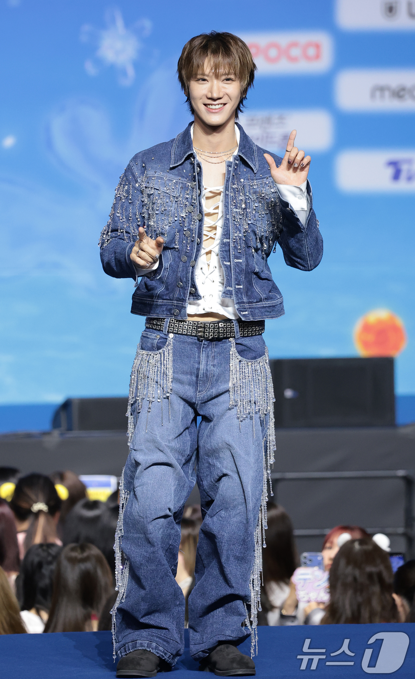 (고양=뉴스1) 권현진 기자 = NCT 텐이 9일 경기도 고양시 일산 킨텍스에서 열린 ‘2026 SBS 가요대전 Summer’ 블루카펫 행사에 참석해 포즈를 취하고 있다. 2026 …