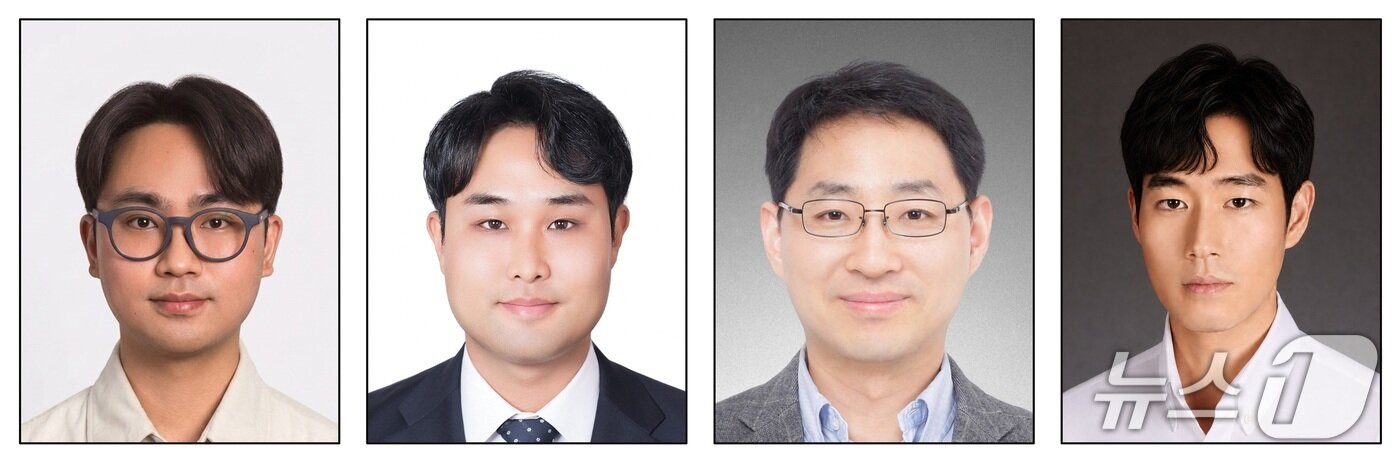본문 이미지 - (왼쪽부터)KIST 송영한 박사, 서울과학기술대학교 박범수 교수, KAIST 이승철 교수·나종범 박사(KAIST 제공) /뉴스1