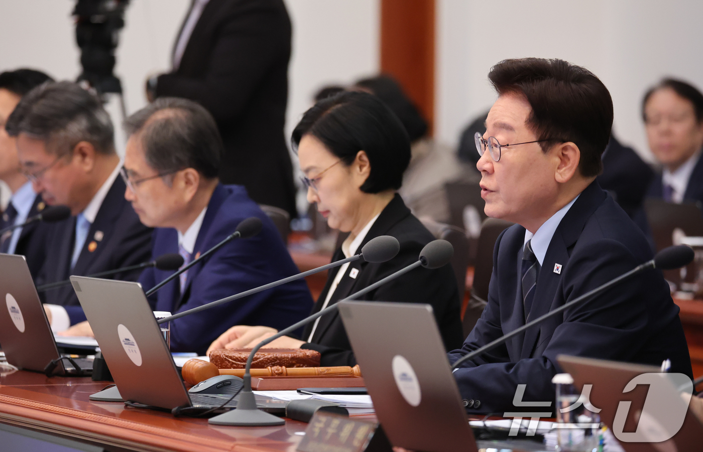(서울=뉴스1) 이재명 기자 = 이재명 대통령이 1일 청와대에서 열린 국무회의에서 발언하고 있다. 2026.9.1/뉴스1