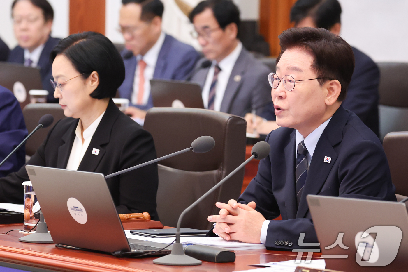 (서울=뉴스1) 이재명 기자 = 이재명 대통령이 1일 청와대에서 열린 국무회의에서 발언하고 있다. 2026.9.1/뉴스1