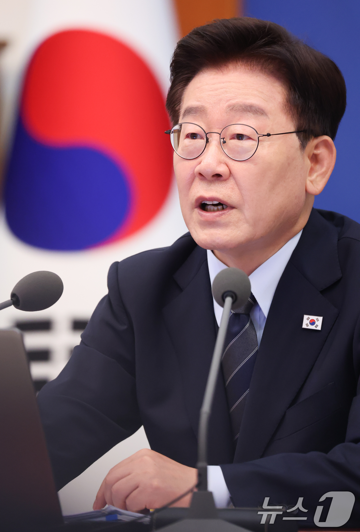 (서울=뉴스1) 이재명 기자 = 이재명 대통령이 1일 청와대에서 열린 국무회의에서 발언하고 있다. 2026.9.1/뉴스1