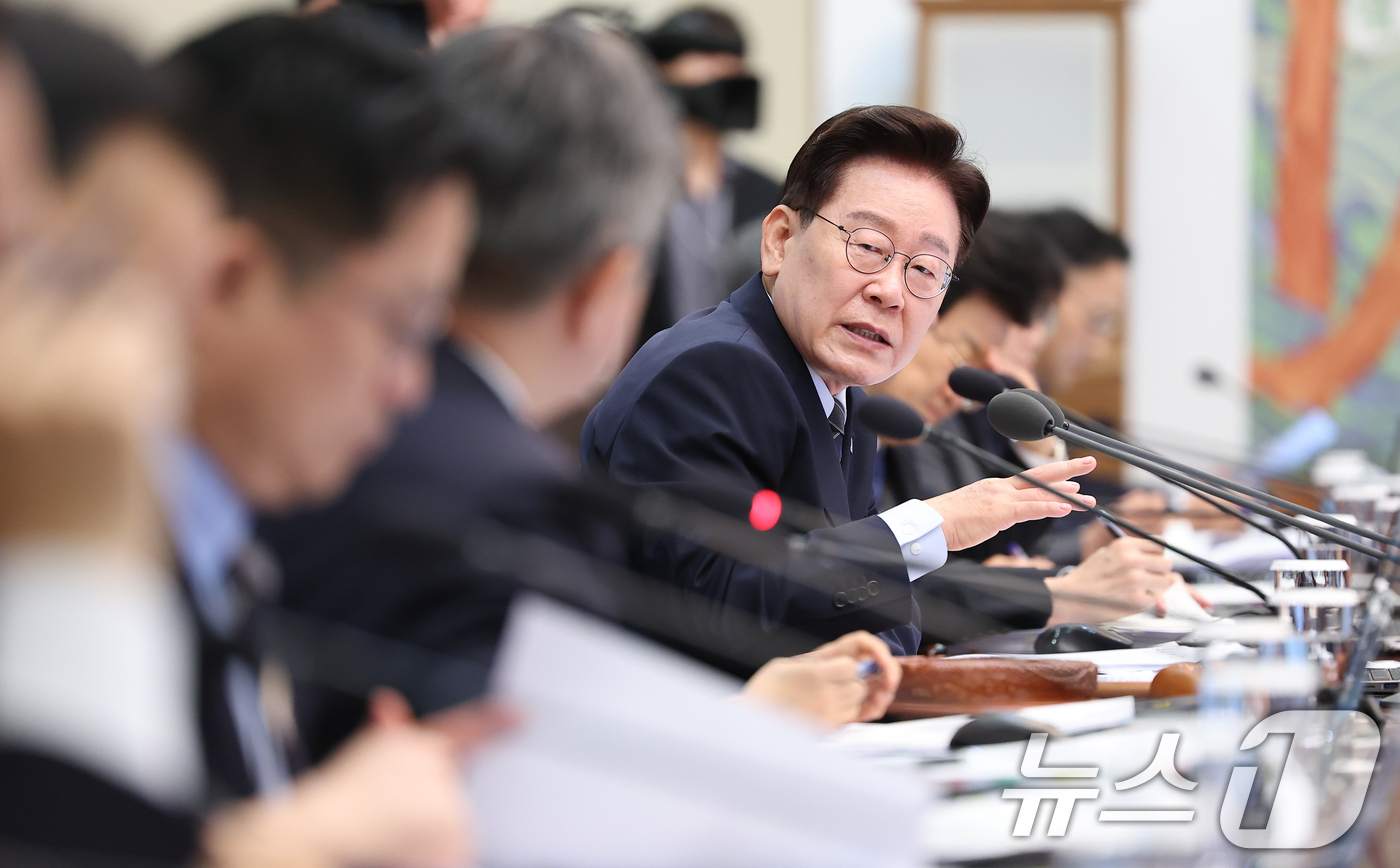 (서울=뉴스1) 이재명 기자 = 이재명 대통령이 1일 청와대에서 열린 국무회의에서 발언하고 있다. 2026.9.1/뉴스1