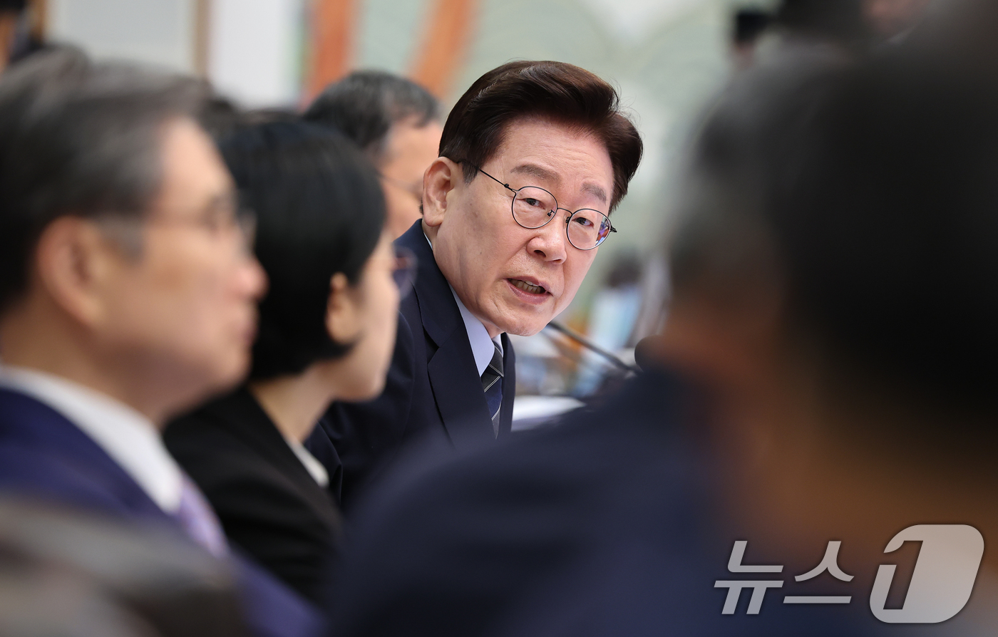 (서울=뉴스1) 이재명 기자 = 이재명 대통령이 1일 청와대에서 열린 국무회의에서 발언하고 있다. 2026.9.1/뉴스1