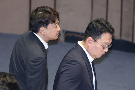 개회식 참석한 이준석·천하람