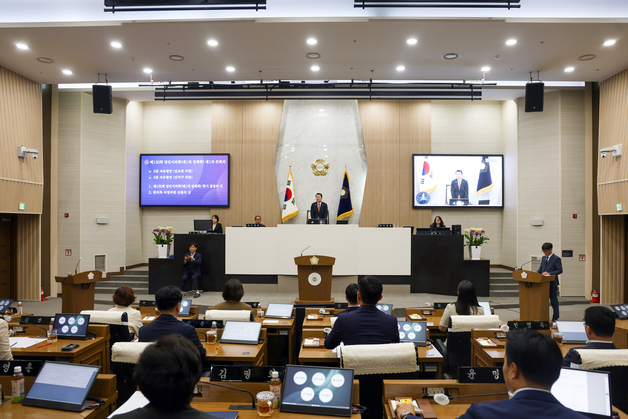 당진시의회 130회 1차 정례회 개회…추경 등 심의
