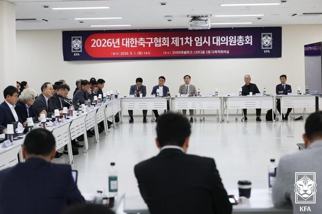 축구협회장 궐위 시 후임 선거 6개월까지 연장 가능…정관 개정