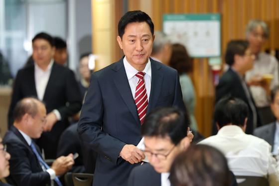 G3서울플랜 시민보고회 참석하는 오세훈 시장