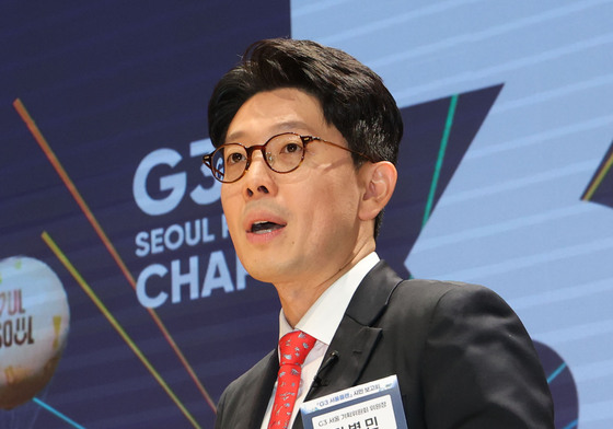 G3 서울플랜 발표하는 김병민 공동위원장