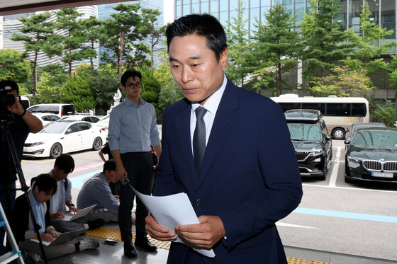 '용혜인 남편 급여 특혜' 의혹 고발인 조사 출석하는 이종배 전 시의원