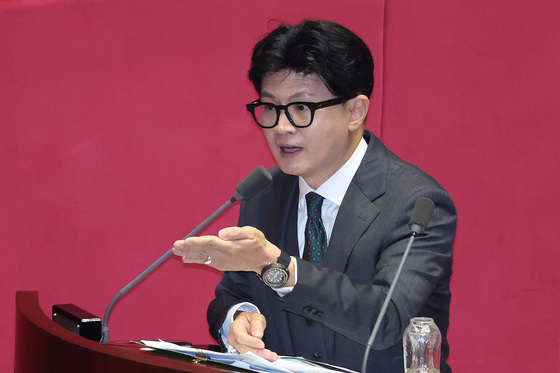질문하는 한동훈