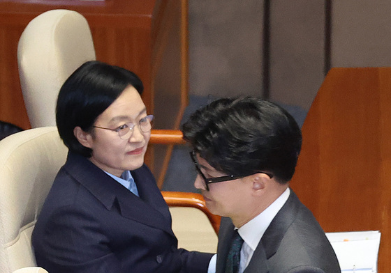 대정부질문 마친 한동훈