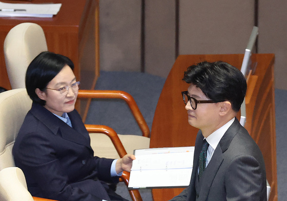 외교·통일·안보 질문 마친 한동훈