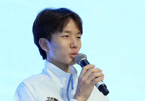 아시안게임 각오 밝히는 노현승 선수