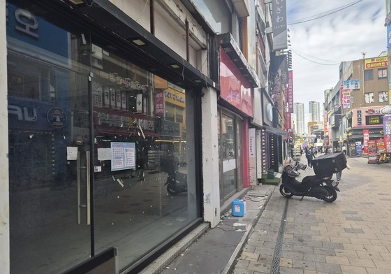 공실 넘치는 청주 주요 상권…성안길 10곳 중 3곳 '텅텅'