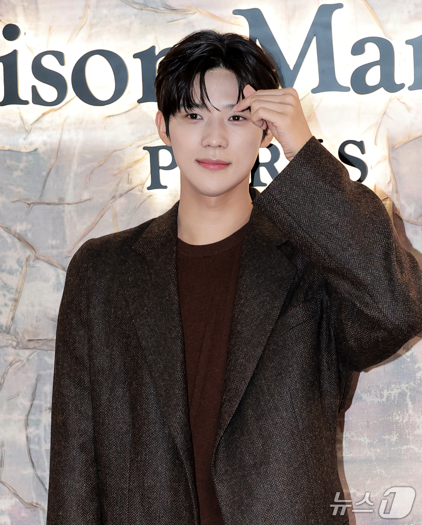 (서울=뉴스1) 권현진 기자 = 배우 문상민이 11일 서울 용산구 메종 마르지엘라 한남 플래그십 부티크에서 열린 ‘2026 가을 겨울 CO-ED 컬렉션’ 론칭 행사에 참석해 포즈를 …