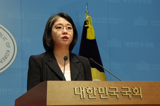 입장 발표하는 용혜인 성평등가족부 장관 후보자