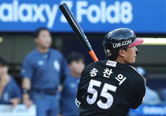 송찬의 '2타점' 동점 적시타