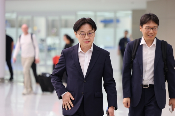 김정관 장관, 대미 투자협상 마치고 귀국