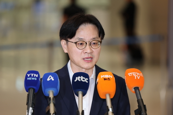 김정관 장관, 대미 투자협상 마치고 귀국