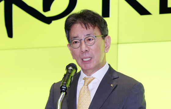 소감 밝히는 이재근 차기 KB금융 회장 후보