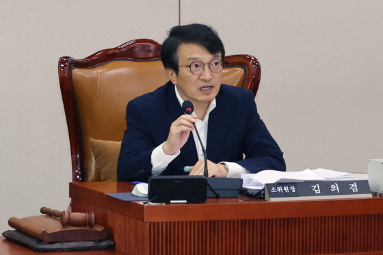 발언하는 김의겸 법사위 소위원장
