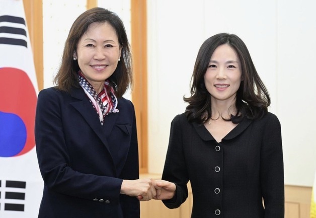 스틸 美 대사, 김진아 외교차관과 면담…팩트시트 이행 방안 논의
