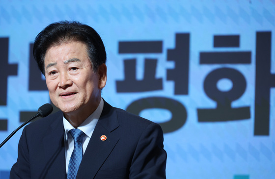 정동영 장관 "한반도 정세 타개 첫 열쇠는 북미 정상회담"