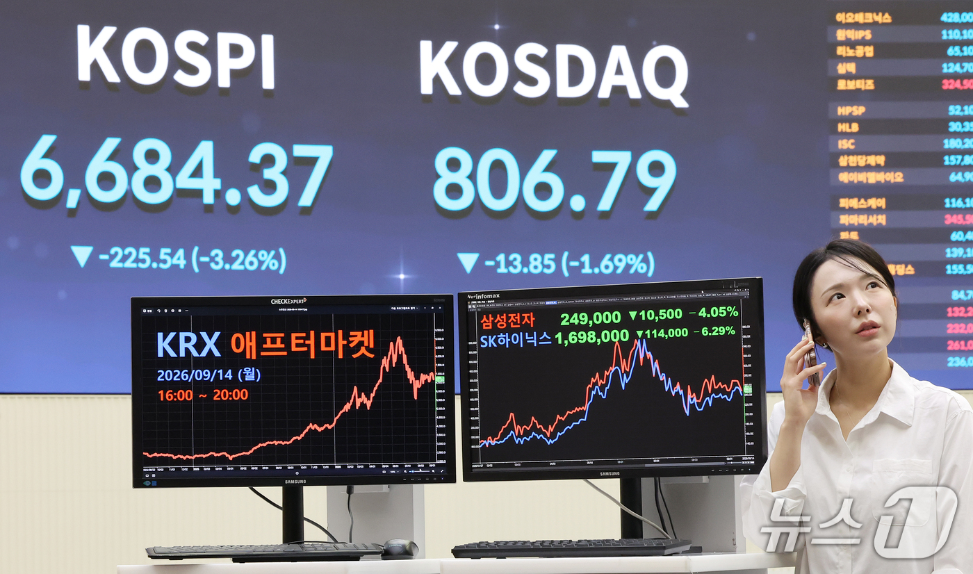 (서울=뉴스1) 김진환 기자 = 한국거래소(KRX)가 14일부터 오후 4시부터 8시까지 코스피·코스닥 시장을 대상으로 애프터마켓을 운영한다.기존 오후 4~6시 10분 단위로 주문을 …