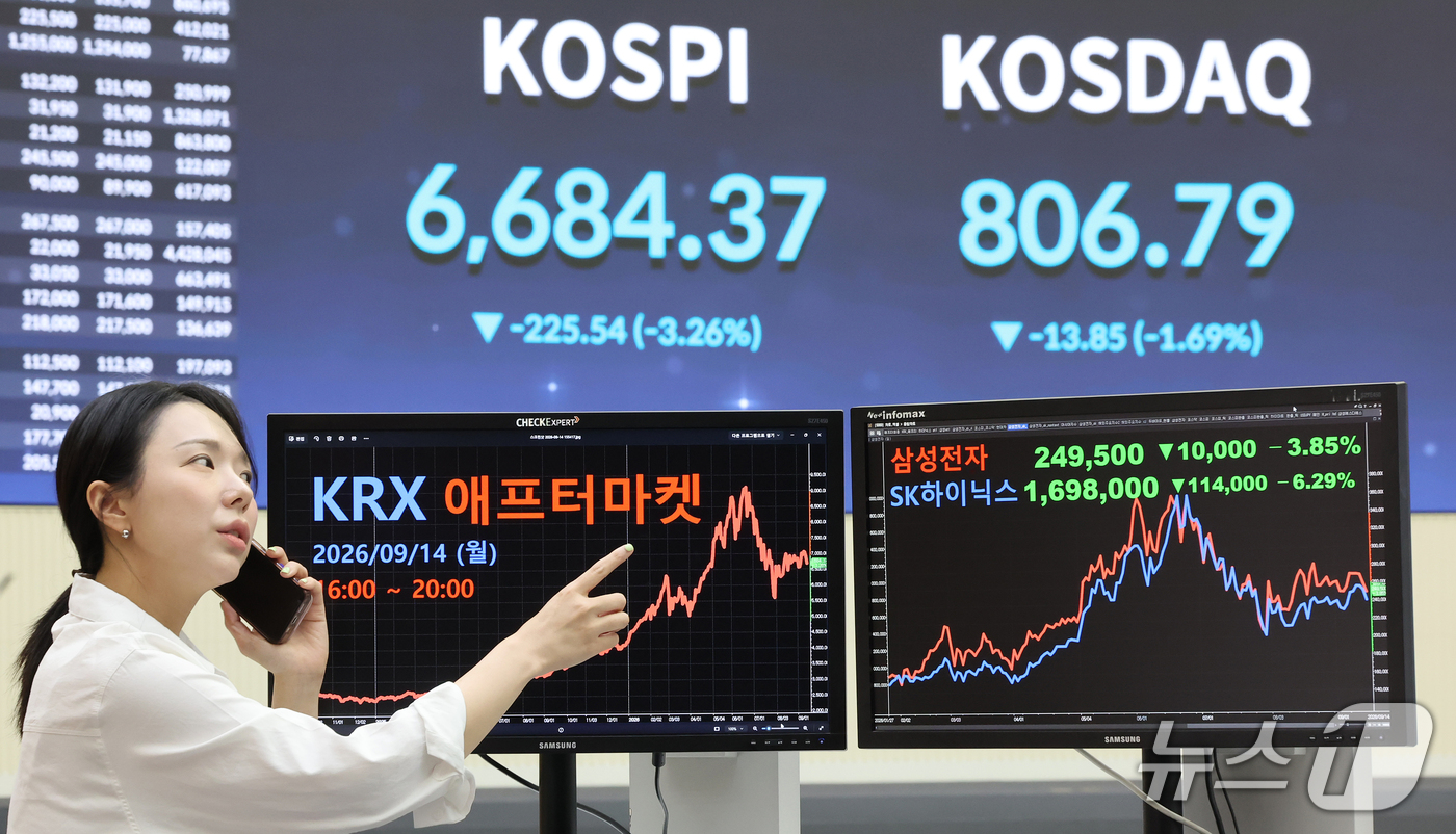 (서울=뉴스1) 김진환 기자 = 한국거래소(KRX)가 14일부터 오후 4시부터 8시까지 코스피·코스닥 시장을 대상으로 애프터마켓을 운영한다.기존 오후 4~6시 10분 단위로 주문을 …