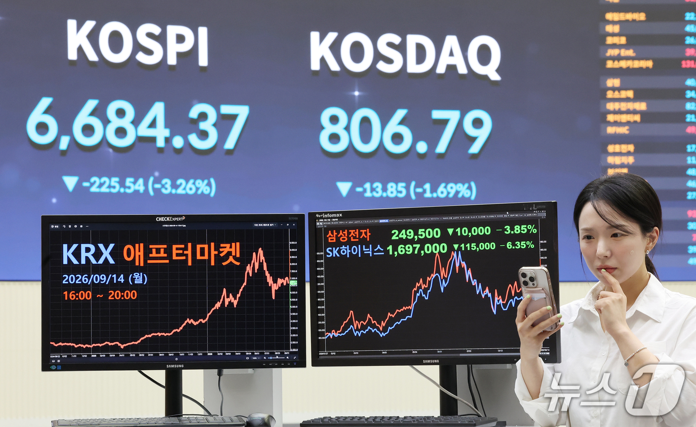 (서울=뉴스1) 김진환 기자 = 한국거래소(KRX)가 14일부터 오후 4시부터 8시까지 코스피·코스닥 시장을 대상으로 애프터마켓을 운영한다.기존 오후 4~6시 10분 단위로 주문을 …