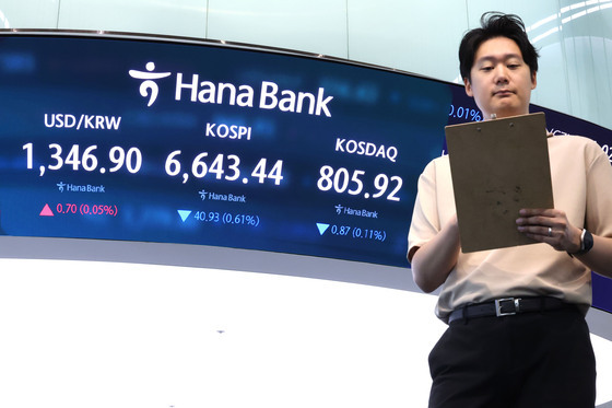 하락 출발한 코스피·코스닥
