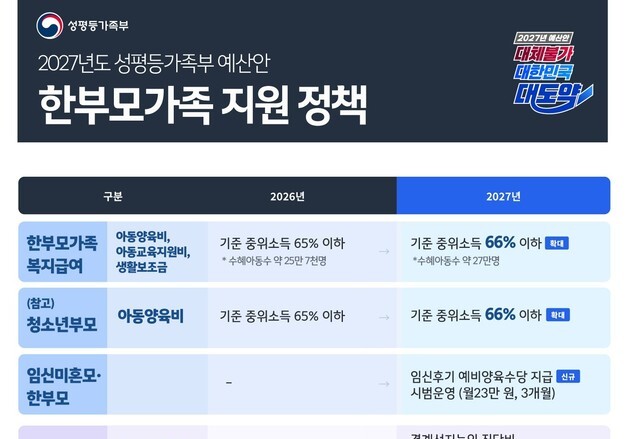미혼 임신부에 월 23만원 '예비양육수당' 지급