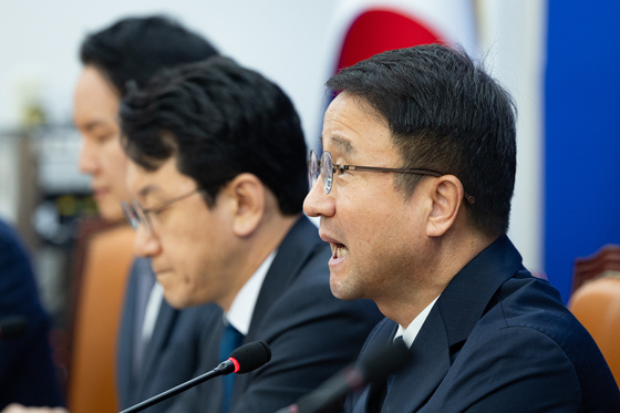 한병도 민주당 원내대표, 원내대책회의 발언