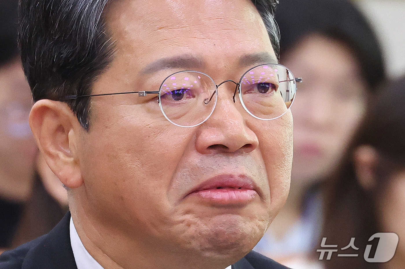 (서울=뉴스1) 신웅수 기자 = 김승원 법무부 장관 후보자가 15일 서울 여의도 국회 법제사법위원회에서 열린 인사청문회에서 의원 질의에 답변하고 있다. 2026.9.15/뉴스1